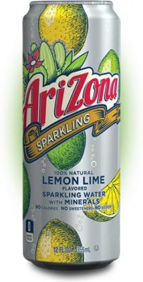 Напиток AriZona Sparkling Lemon Lime 355 мл