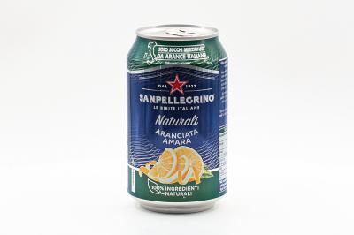 Напиток безалкогольный газированный SANPELLEGRINO Naturali с соком горького апельсина 330 мл ж/б