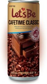 Кофе Let's be в банках CAFETIME Classic 240 мл