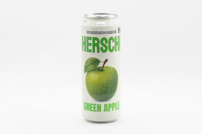 Напиток безалкогольный газированный HERSCHI Green Apple со вкусом Яблока 450мл ж/б