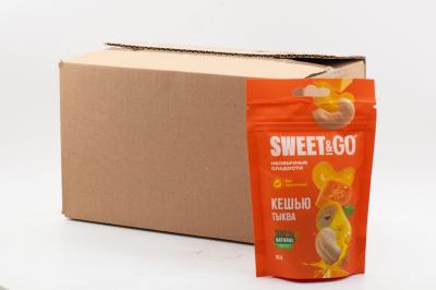 Конфеты Sweet&Go в тыквенной глазури с цельным кешью (Россия) 80г