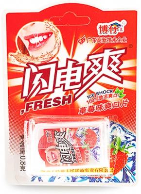 Освежающие пластинки Fresh Клубника 0.8 грамм