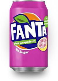 Напиток Fanta Pink Grapefruit Zero 0.33л